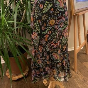 SPENSER Jeremy Silk Modern Floral Skirt Size 10